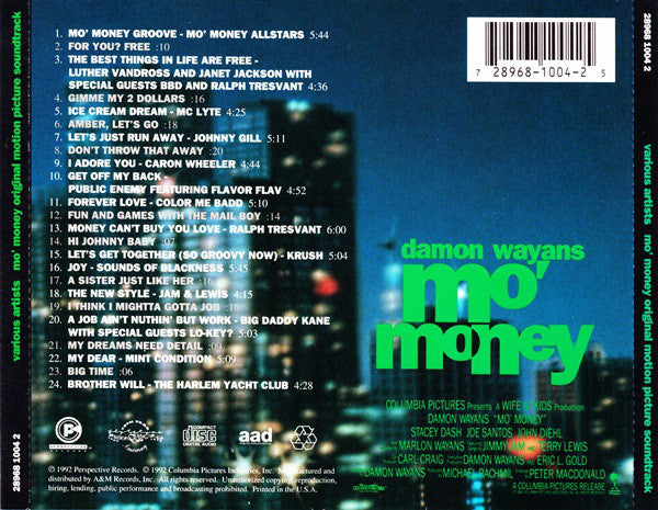 Various : Mo' Money (Original Motion Picture Soundtrack) (CD, Comp)