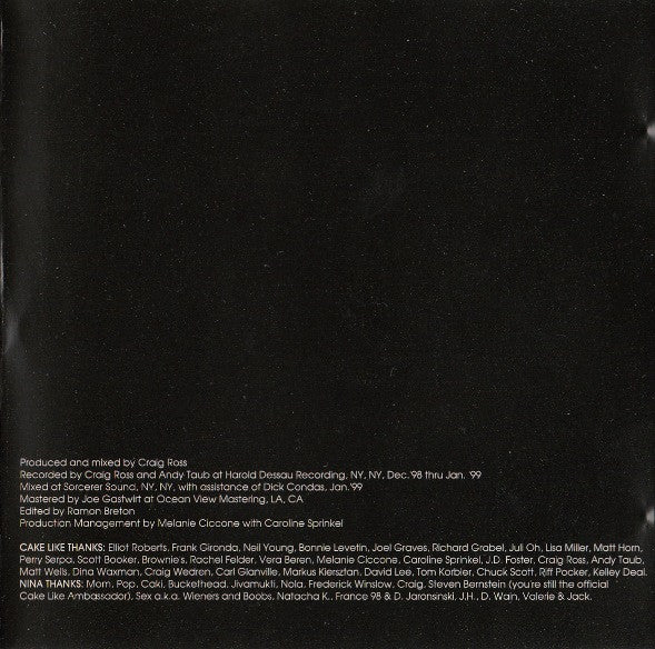 Cake Like : Goodbye, So What (HDCD, Album)