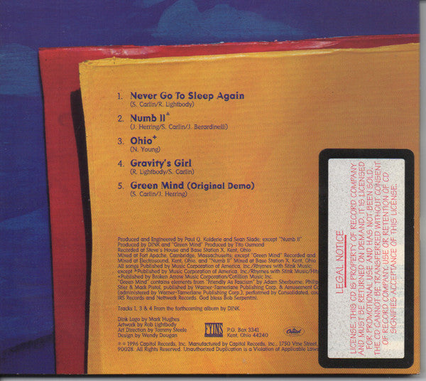 Dink : Blame It On Tito E.P. (CD, EP, Promo)