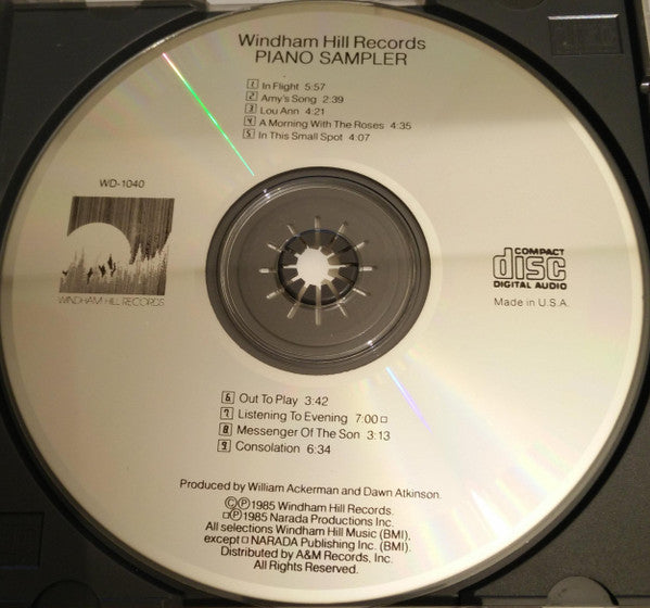 Various : Windham Hill Records Piano Sampler (CD, Smplr)