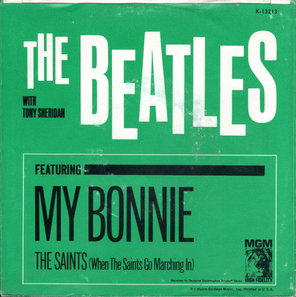 The Beatles With Tony Sheridan : My Bonnie (7", Single, RE)