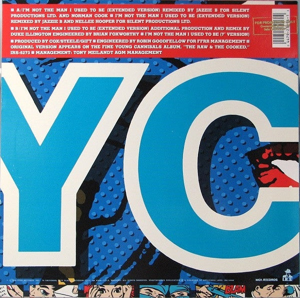 Fine Young Cannibals : I'm Not The Man I Used To Be (12", Single)