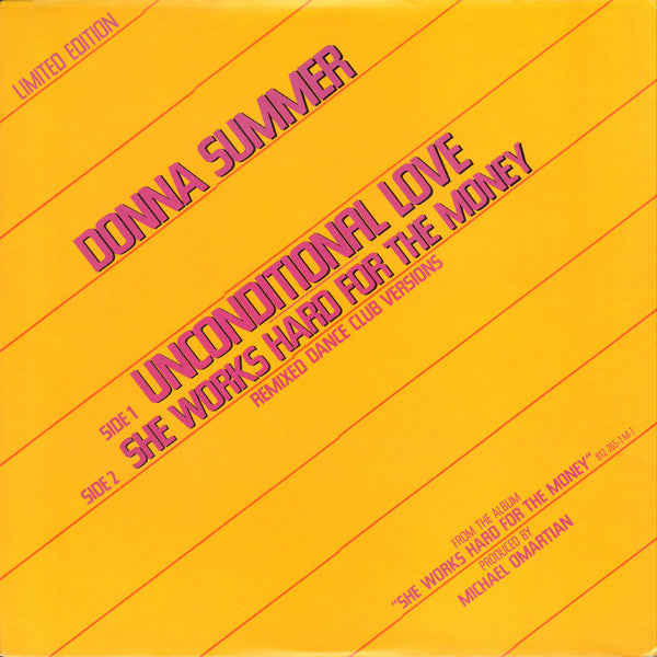 Donna Summer : Unconditional Love / She Works Hard For The Money (12", Ltd, 53 )