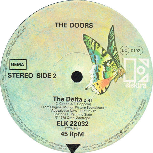 The Doors : The End (12", Ltd, Gre)