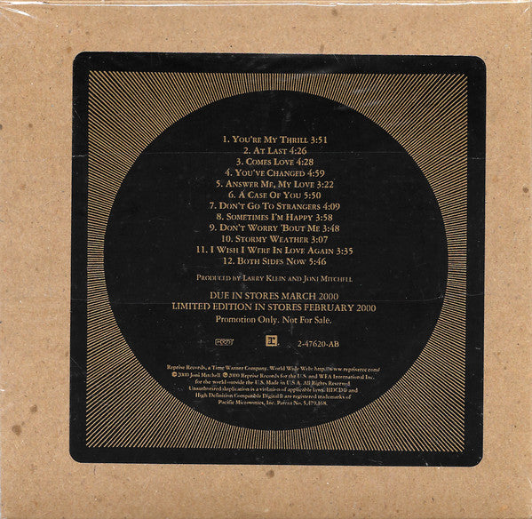 Joni Mitchell : Both Sides Now (HDCD, Advance, Album, Promo)