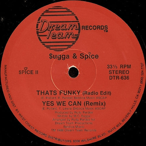 Sugga & Spice : Boyz Just Wanna Get Skeezed! (12")