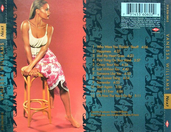Vanessa Williams : Next (CD, Album)