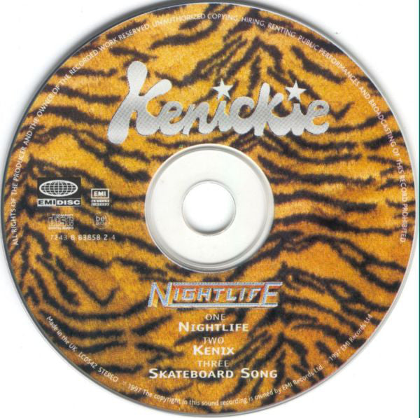 Kenickie : Nightlife (CD, Single, CD1)