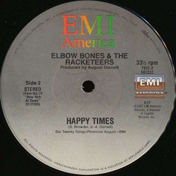 Elbow Bones And The Racketeers : A Night In New York (12")