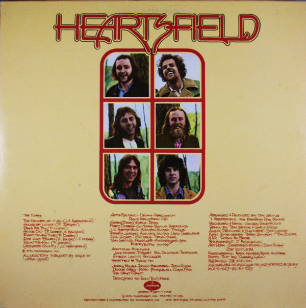 Heartsfield : The Wonder Of It All (LP, Album, PRC)