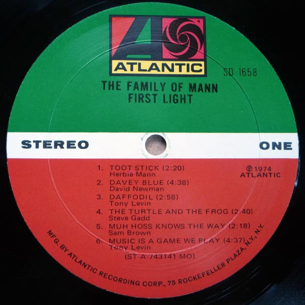 The Family Of Mann : First Light (LP, Album, MO )