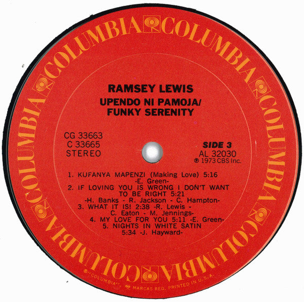 Ramsey Lewis : Upendo Ni Pamoja / Funky Serenity (2xLP, Comp, Gat)