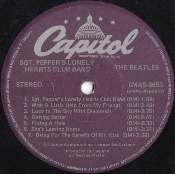 The Beatles : Sgt. Pepper's Lonely Hearts Club Band (LP, Album, RE, Gat)