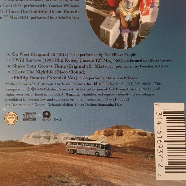 Various : The Adventures Of Priscilla: Queen Of The Desert (Original Motion Picture Soundtrack) (CD, Comp, RP)