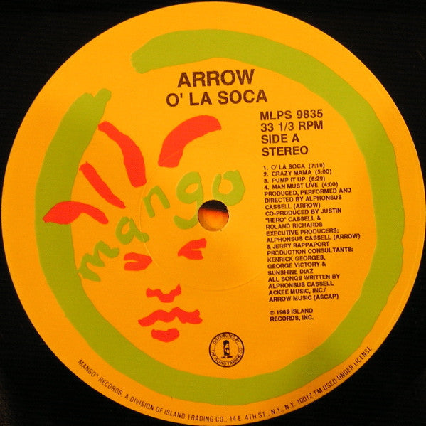 Arrow (2) : O' La Soca (LP, Album)