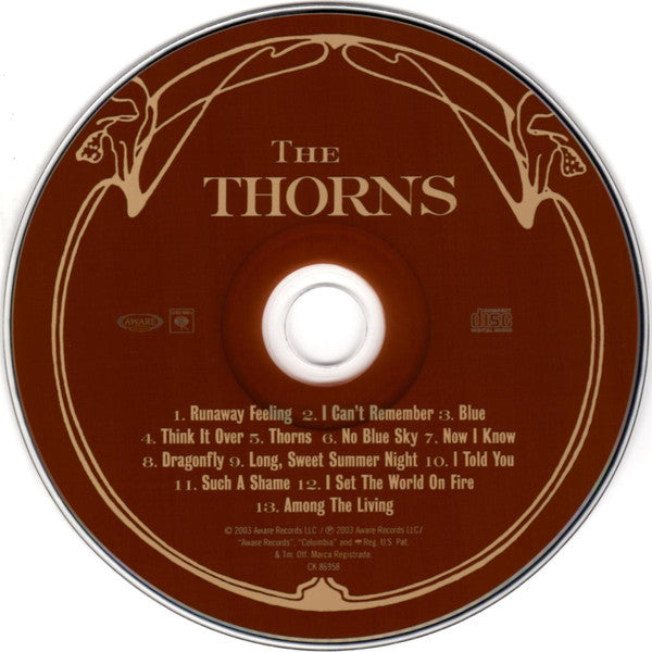 The Thorns : The Thorns (CD, Album, Enh)