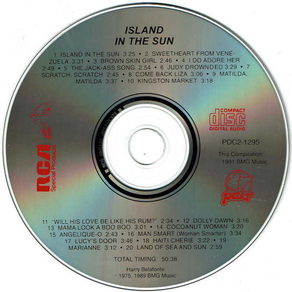 Harry Belafonte : Island In The Sun (CD, Album, Comp)