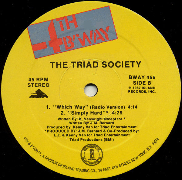 The Triad Society : Which Way (12")
