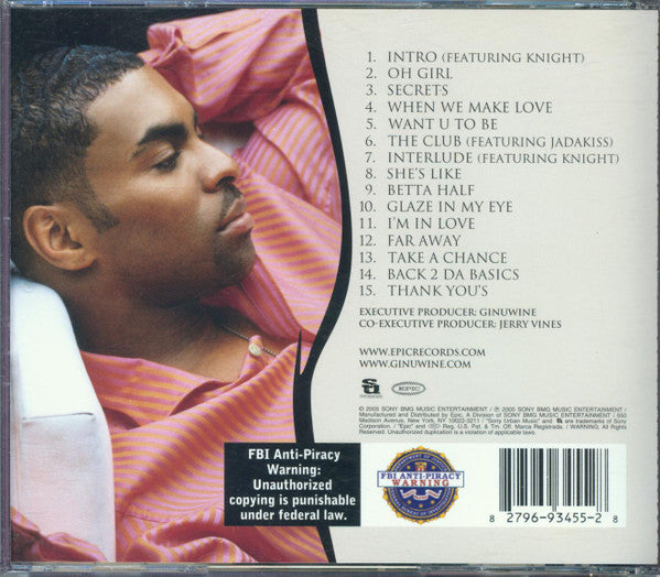 Ginuwine : Back II Da Basics (CD, Album)
