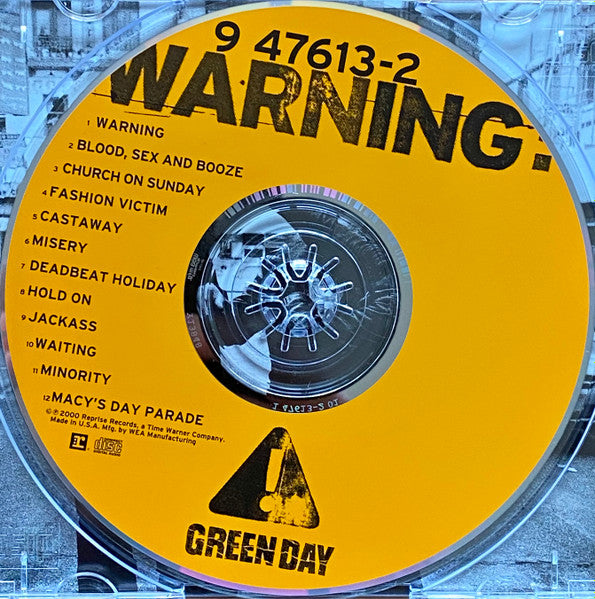 Green Day : Warning: (CD, Album, Promo)