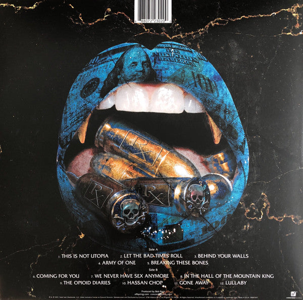 The Offspring : Let The Bad Times Roll (LP, Album, Yel)