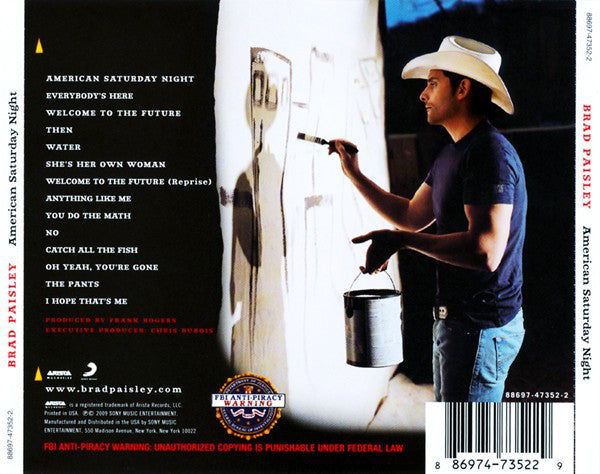 Brad Paisley : American Saturday Night (CD, Album)