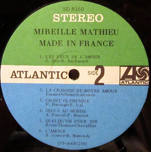 Mireille Mathieu : Made In France (LP, Album)