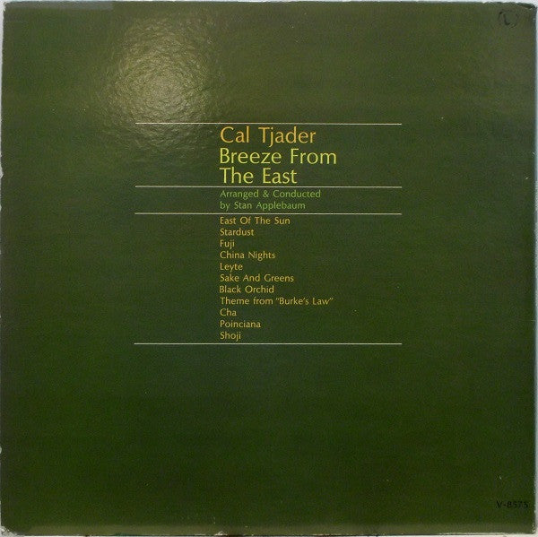 Cal Tjader : Breeze From The East (LP, Album, Mono, Gat)