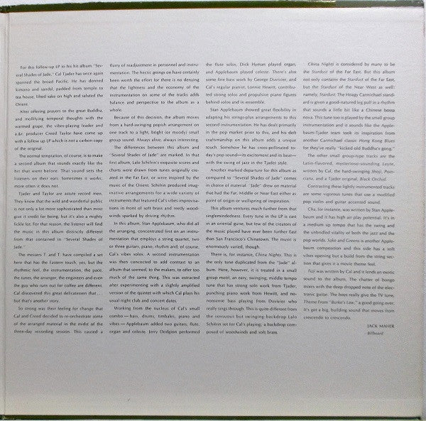 Cal Tjader : Breeze From The East (LP, Album, Mono, Gat)