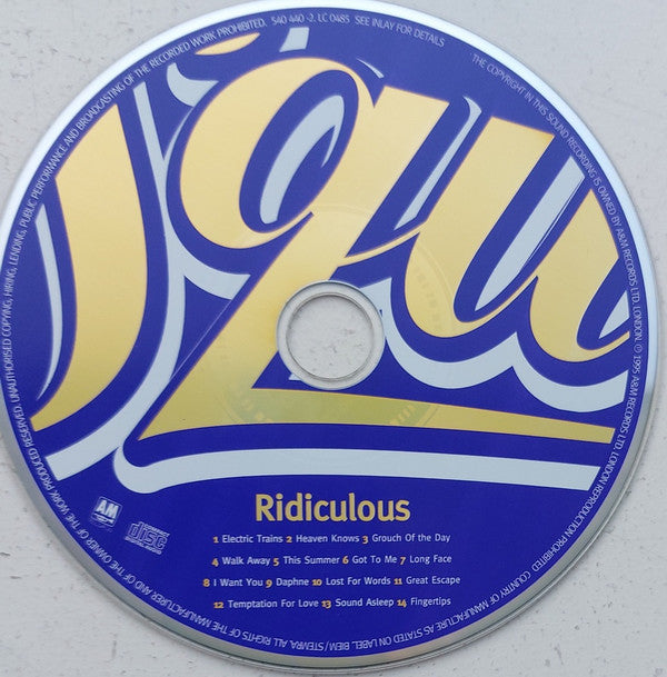 Squeeze (2) : Ridiculous (CD, Album)