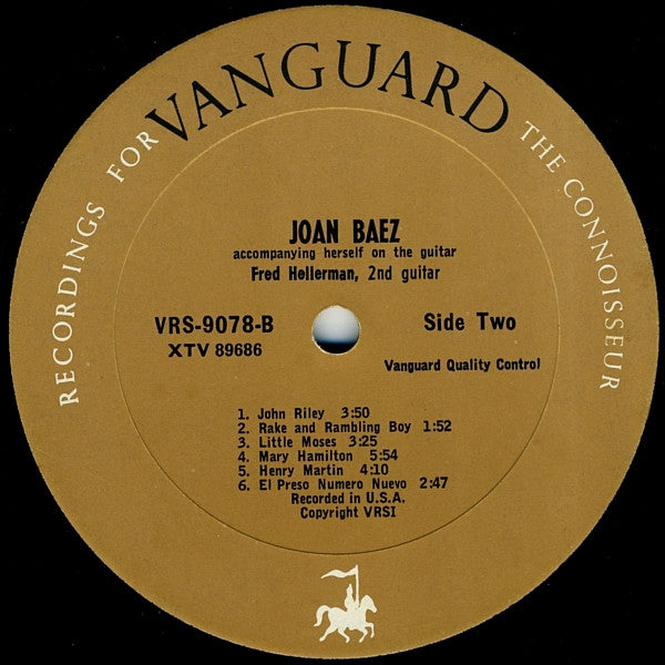 Joan Baez : Joan Baez (LP, Album, Mono, Pit)