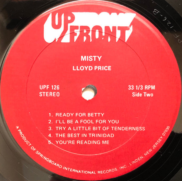 Lloyd Price : Misty (LP, Comp)