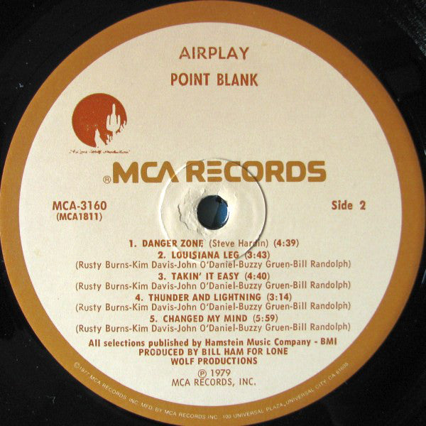 Point Blank (9) : Airplay (LP, Album, Pin)