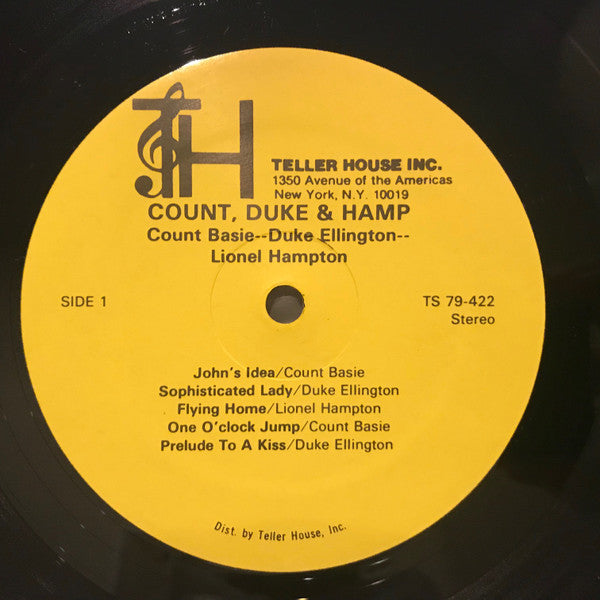 Count Basie - Duke Ellington - Lionel Hampton : Count, Duke & Hamp (LP, Comp)