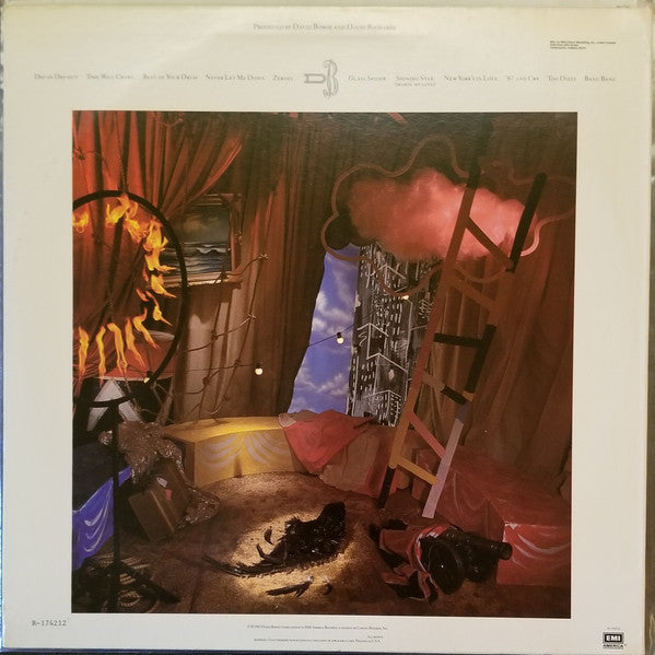 David Bowie : Never Let Me Down (LP, Album, Club, BMG)
