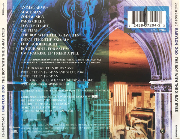 Babylon Zoo : The Boy With The X-Ray Eyes (CD, Album, Promo)