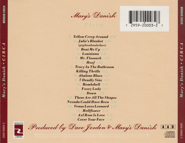 Mary's Danish : Circa (CD, Album)