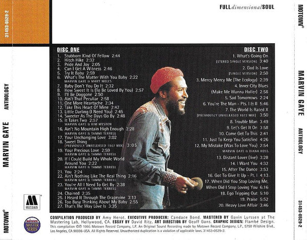 Marvin Gaye : The Best Of Marvin Gaye (2xCD, Comp)