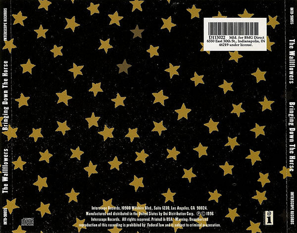 The Wallflowers : Bringing Down The Horse (CD, Album, Club, BMG)