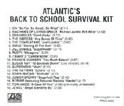 Various : Atlantic's Back To School Survival Kit (CD, Comp, Promo)