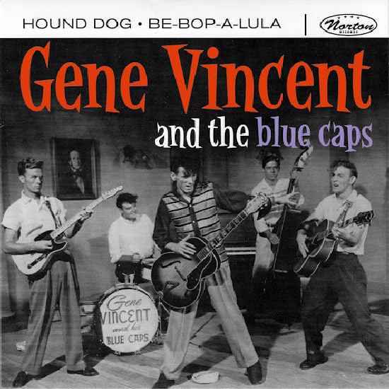 Gene Vincent & His Blue Caps : Hound Dog / Be-Bop-A-Lula (7")