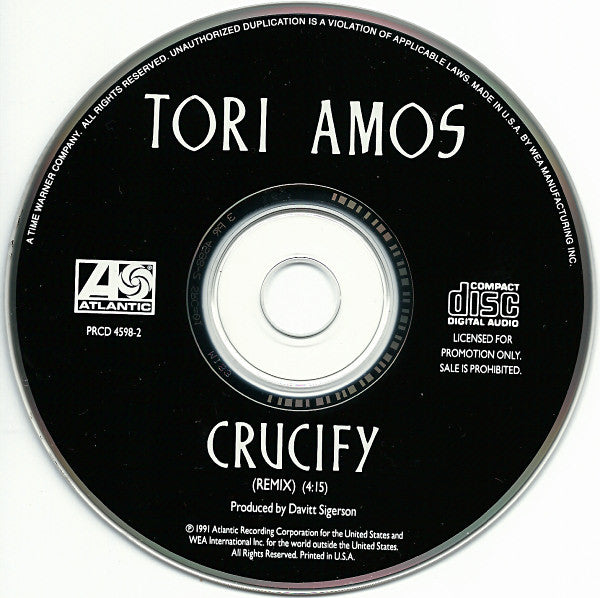 Tori Amos : Crucify (CD, Promo)