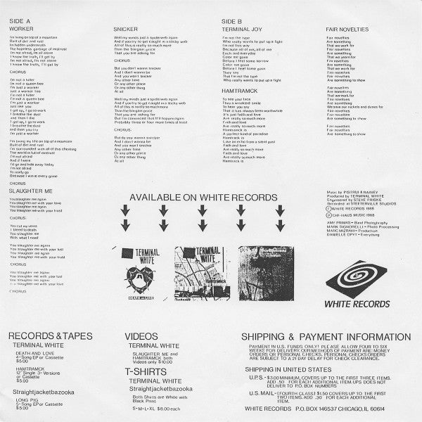 Terminal White : Worker (LP, Album)