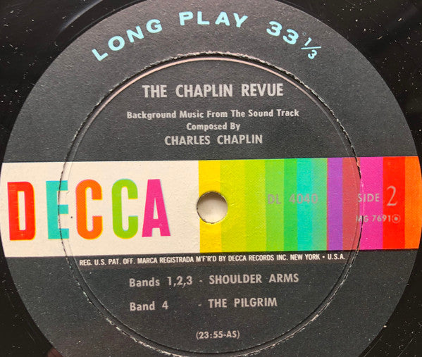 Charles Chaplin* : The Chaplin Revue Background Music From The Sound Track (LP, Mono)