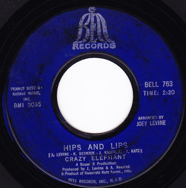 Crazy Elephant : Gimme Gimme Good Lovin' / Hips And Lips (7", Single, Styrene, Bes)