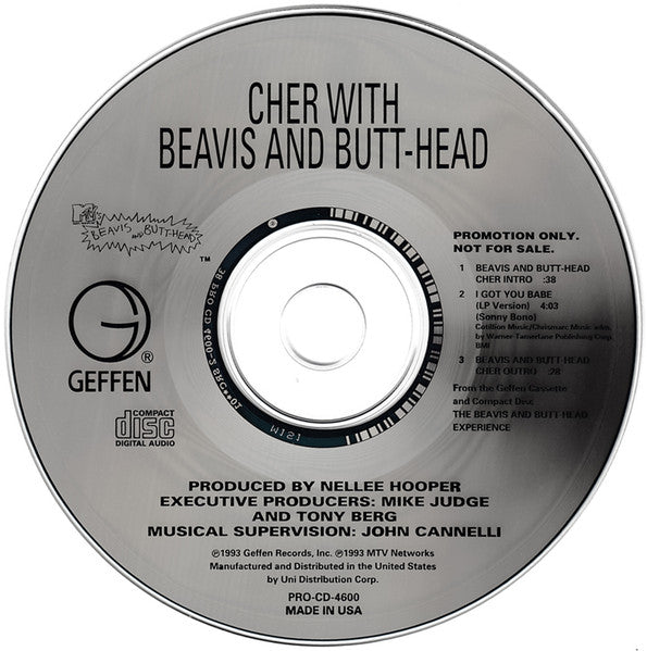 Cher With Beavis & Butt-Head : I Got You Babe (CD, Single, Promo)