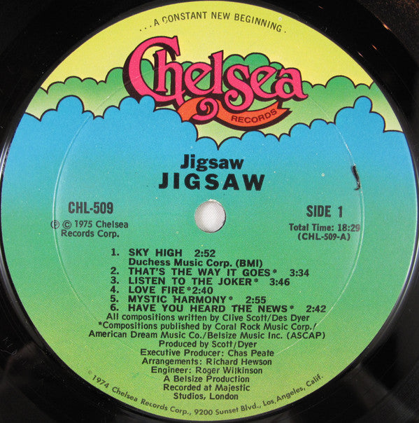 Jigsaw (3) : Jigsaw (LP, Album, Mon)