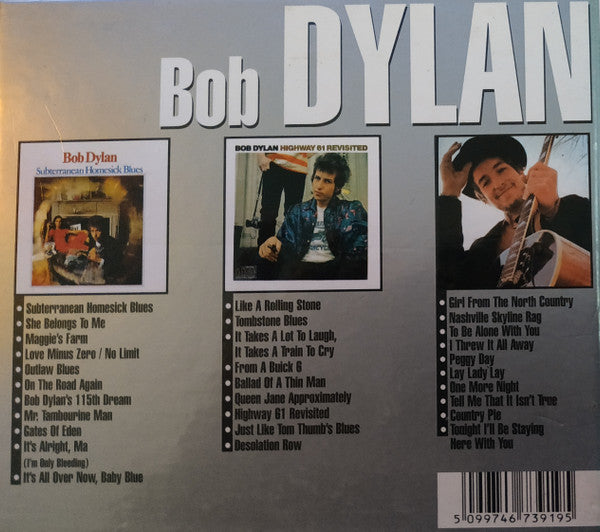 Bob Dylan : Subterranean Homesick Blues / Highway 61 Revisited / Nashville Skyline (CD, Album, RE + CD, Album, RE + CD, Album, RE + Bo)