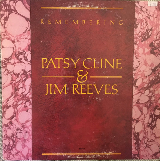 Patsy Cline & Jim Reeves : Remembering Patsy Cline & Jim Reeves (LP, Comp)