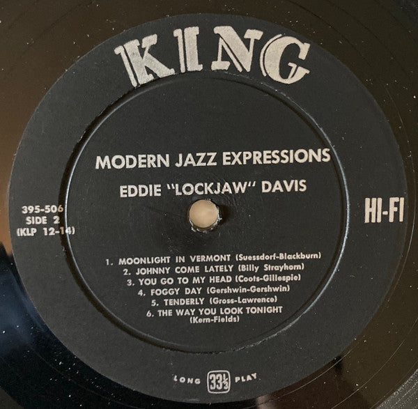 Eddie "Lockjaw" Davis : Modern Jazz Expressions (LP, Album, Mono)